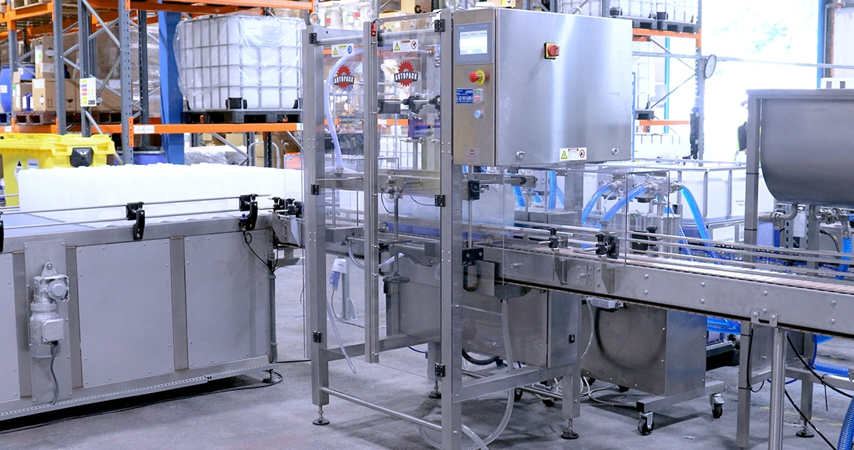Automated Filling line at ReAgent Chemicals